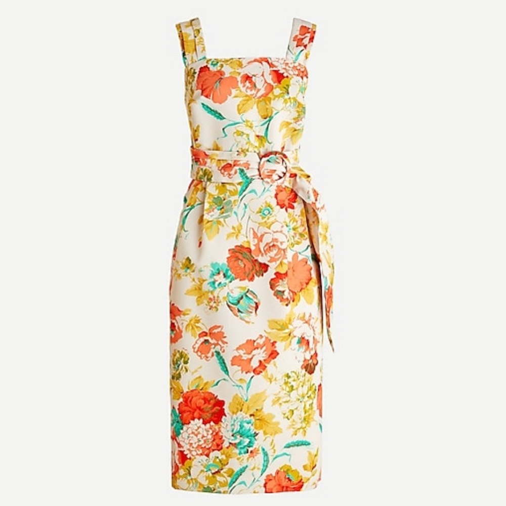 Collection belted dress in Ratti® Woodstock floral print